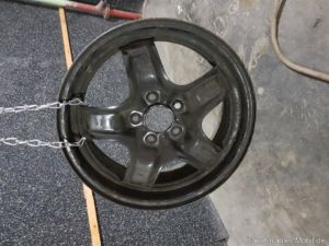 Sandstrahlen Felge alt-2