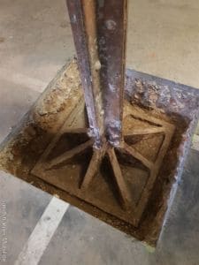 Sandstrahlen Stahlträger Tiefgarage (1)