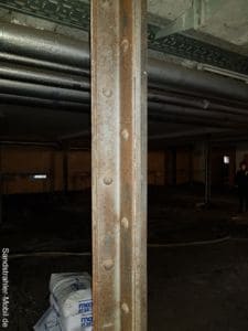 Sandstrahlen Stahlträger Tiefgarage (19)