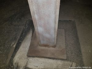 Sandstrahlen Stahlträger Tiefgarage (24)