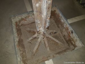 Sandstrahlen Stahlträger Tiefgarage (26)