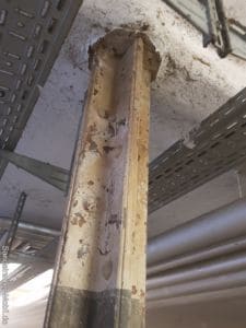 Sandstrahlen Stahlträger Tiefgarage (3)