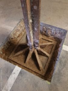 Sandstrahlen Stahlträger Tiefgarage (52)